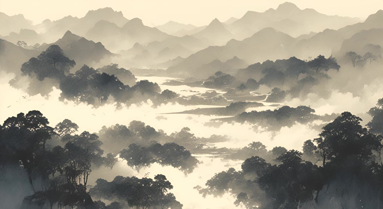 水墨山水