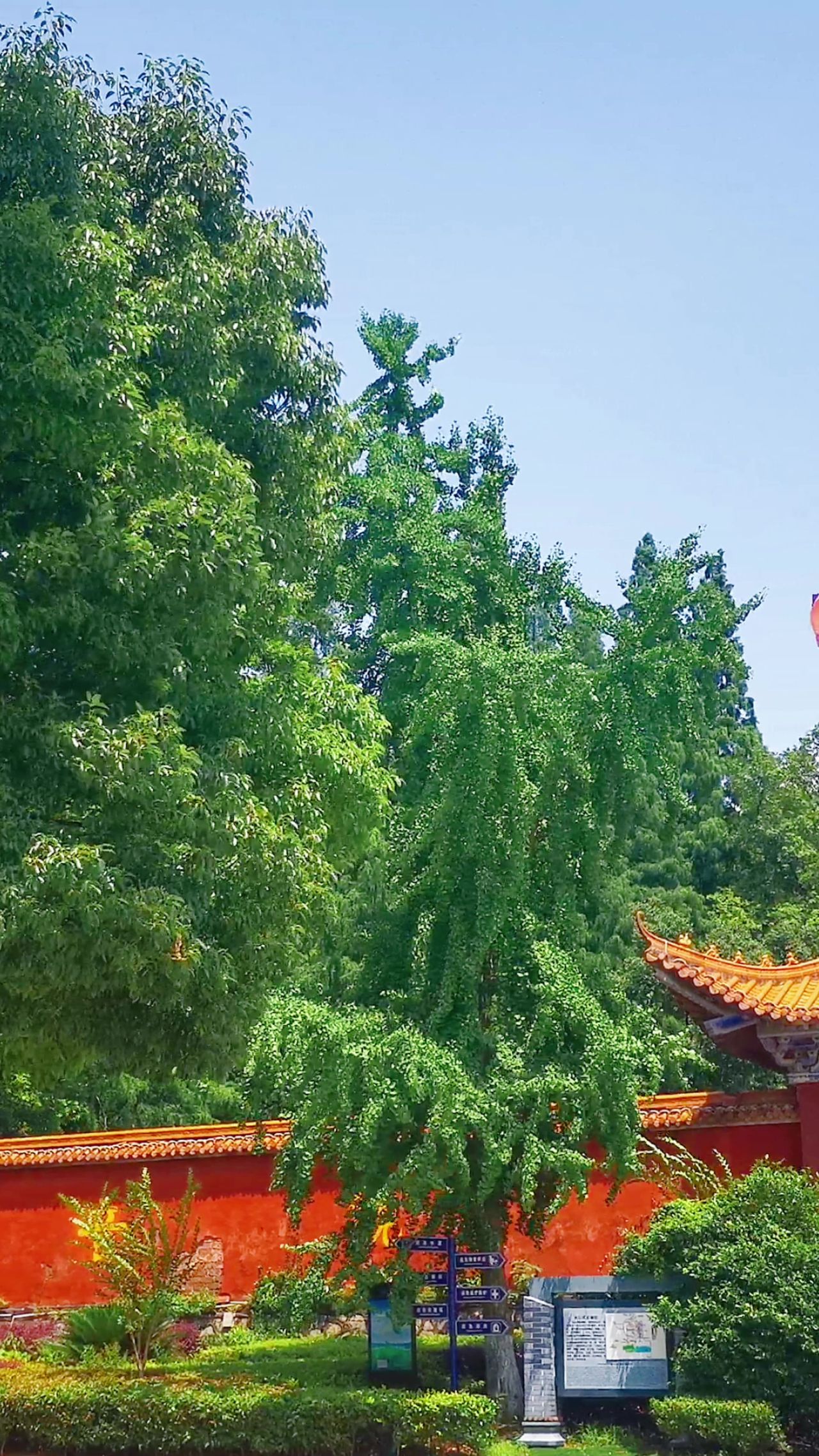 旅游景区湖南常德闯王陵竖屏