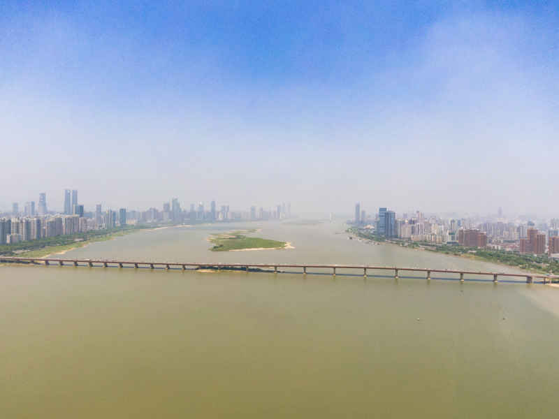 江西南昌城市风光航拍