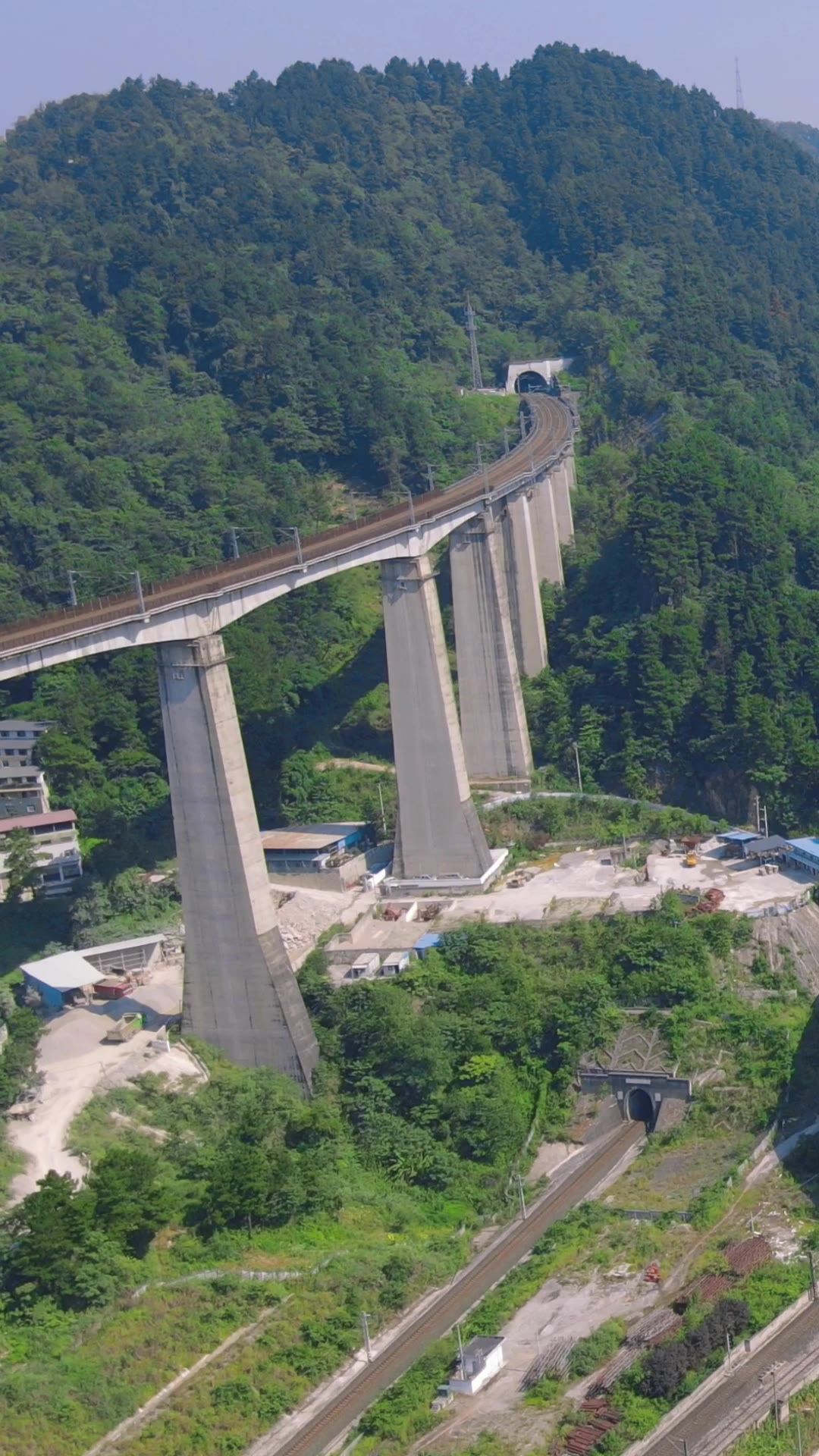 贵阳城市交通高架桥航拍