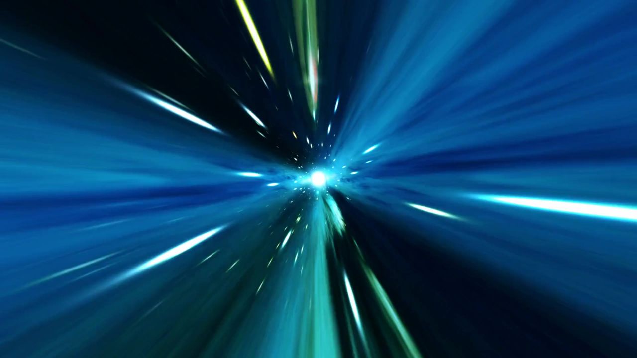 抽象科技粒子舞台背景灯光银河