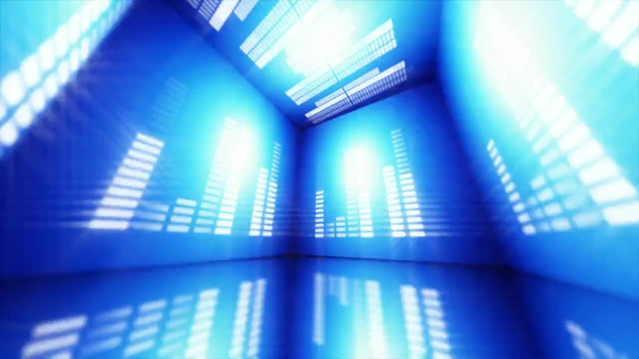 抽象科技粒子舞台背景灯光银河