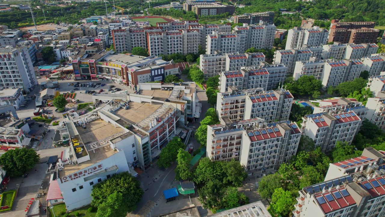 航拍厦门小区景观 5