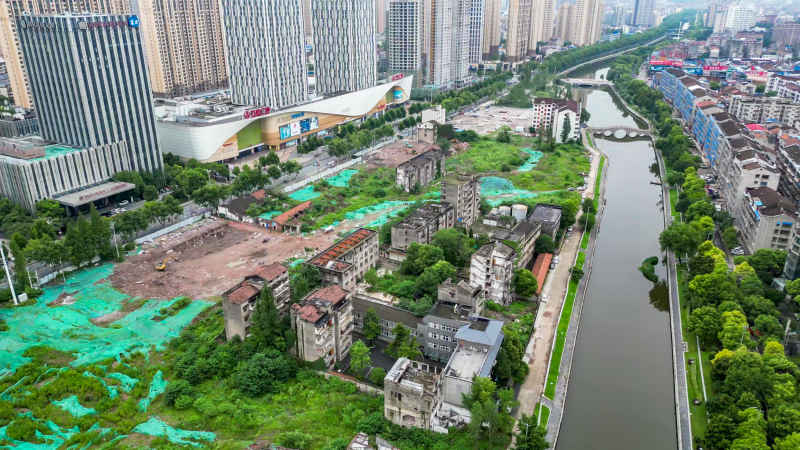 城市拆迁户施工