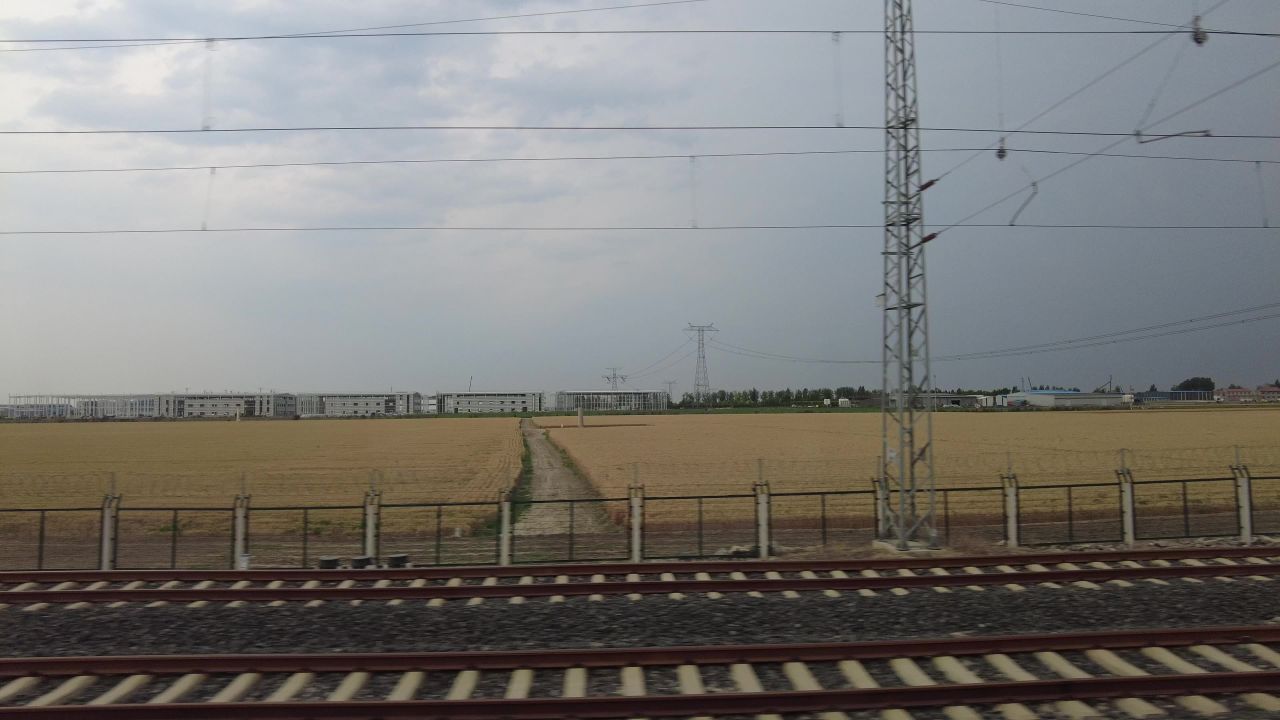 旅途 火车 窗外 风景 实拍