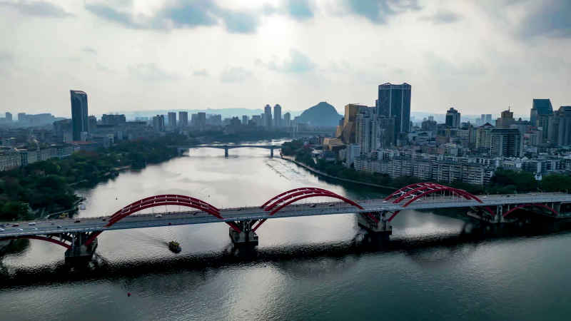 广西柳州文惠桥航拍