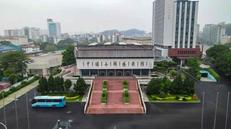 福建漳州城市风光航拍图 
