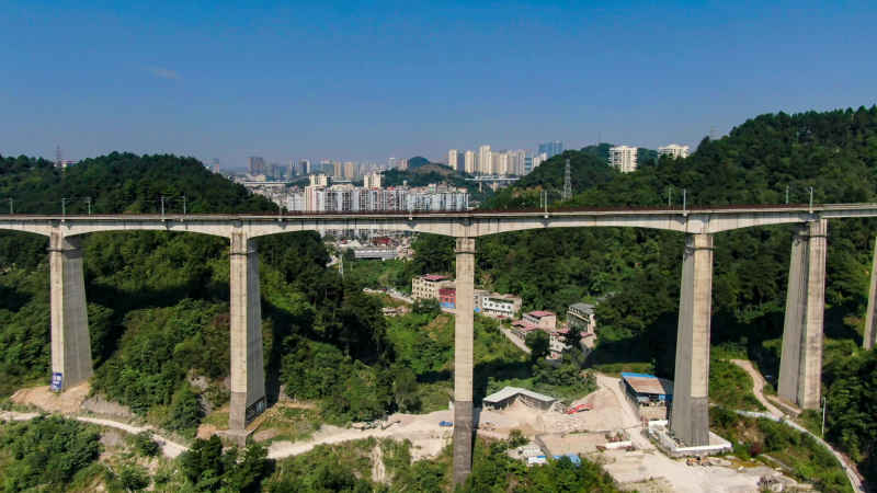 交通高架立交桥航拍摄影图 