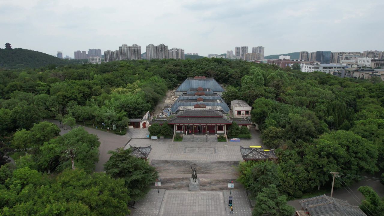 江苏徐州汉文化园航拍
