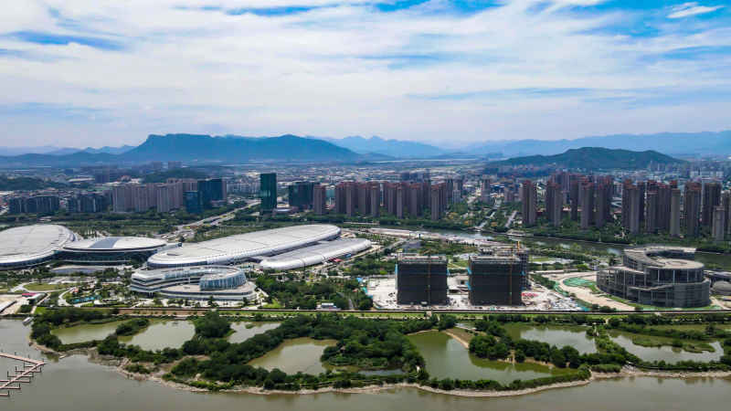 福建福州城市风光航拍摄影图