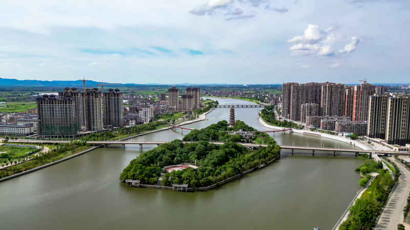 福建福州城市风光航拍摄影图