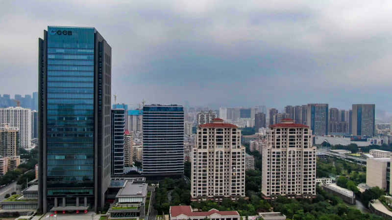 福建福州城市风光航拍摄影图