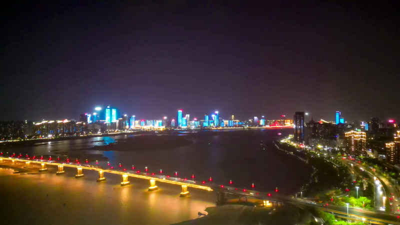 江西南昌城市风光航拍摄影图
