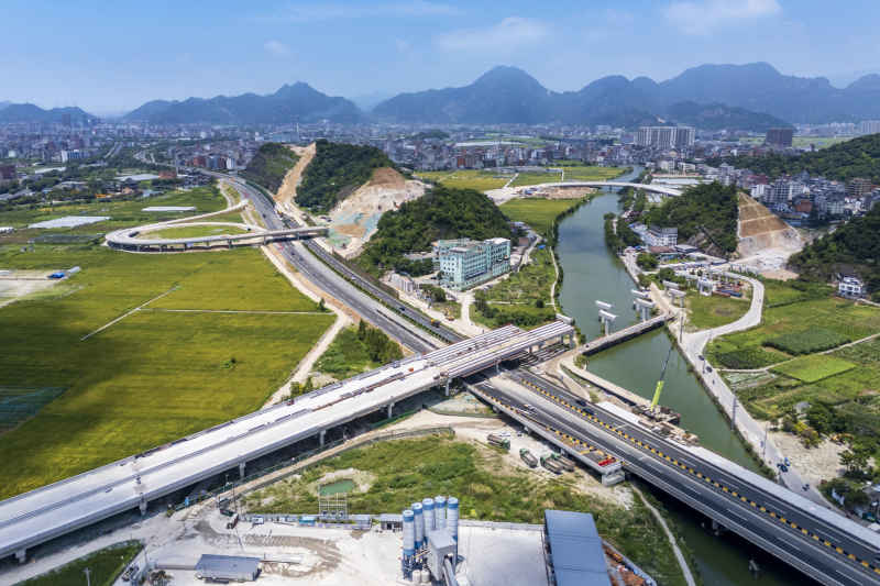 甬台温高速柳市互通建设 4