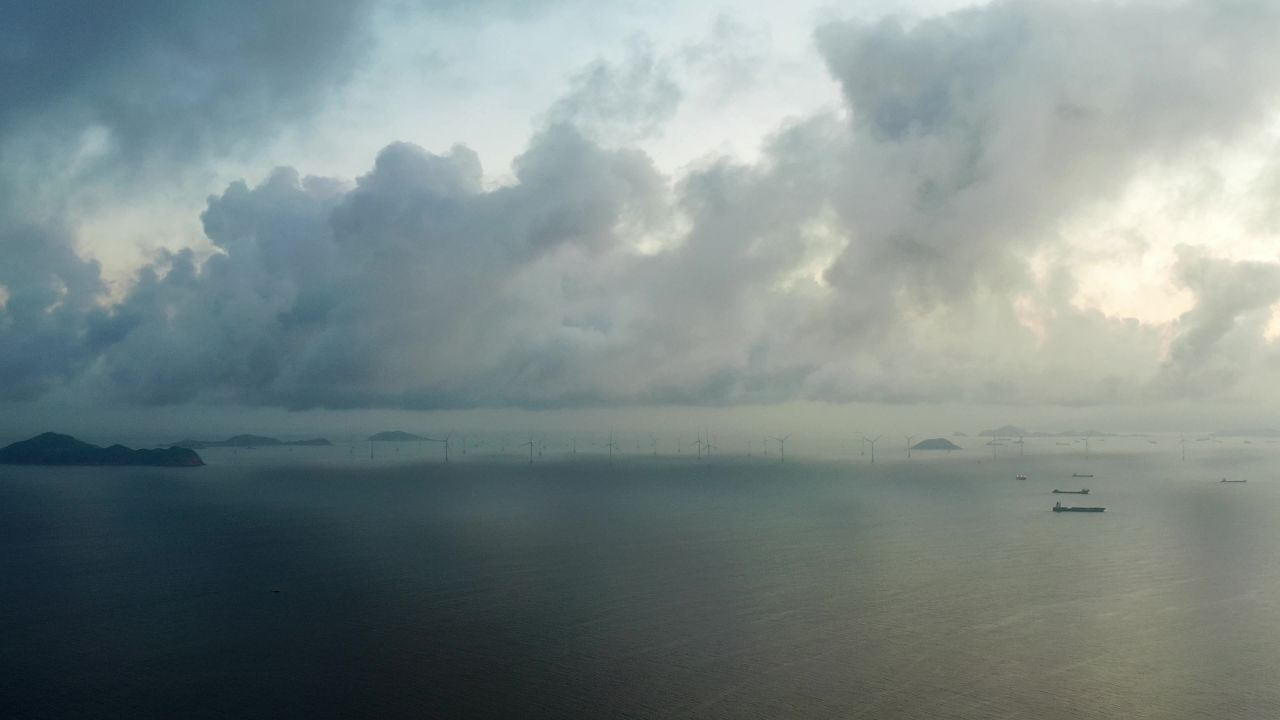 海岛山顶风力发电