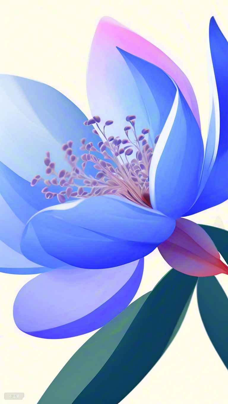 桂花蓝色花蕊花瓣 6