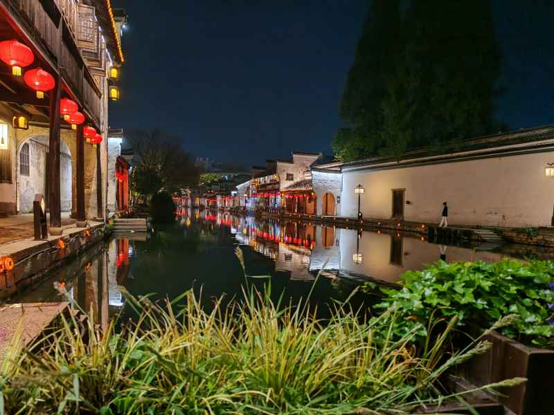 古镇夜色 水乡人家 14