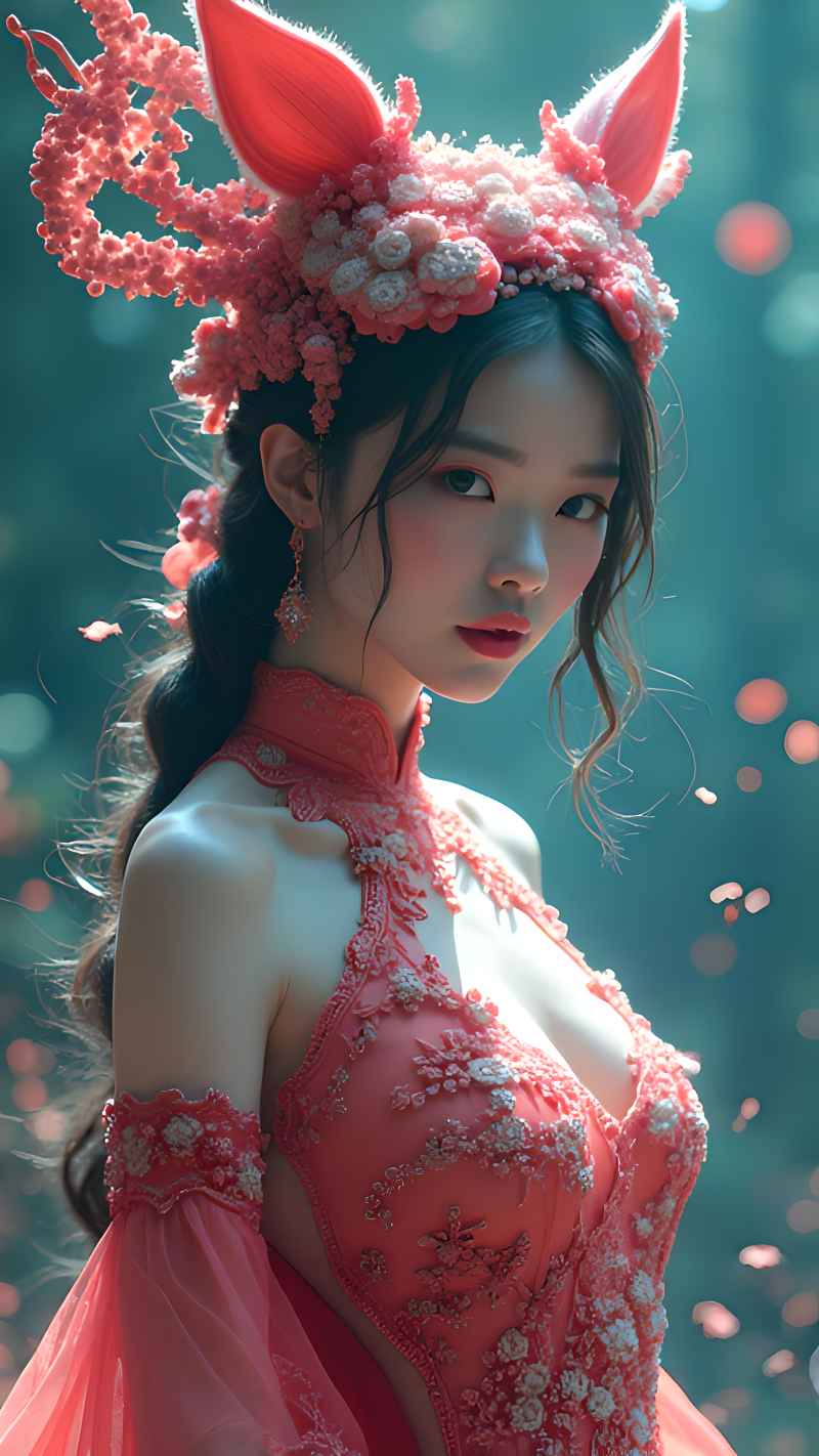 古风狐狸美女半人半妖 8