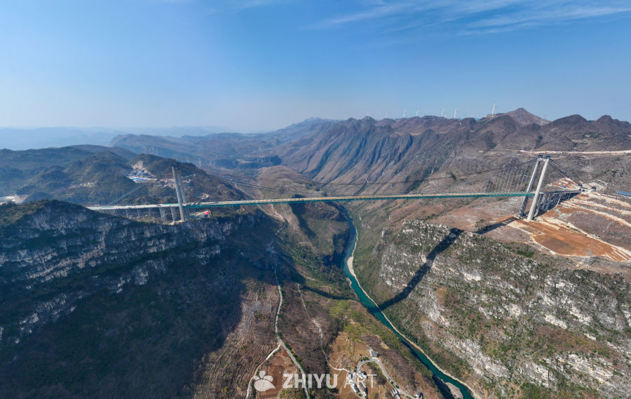 贵州花江峡谷大桥建设 7