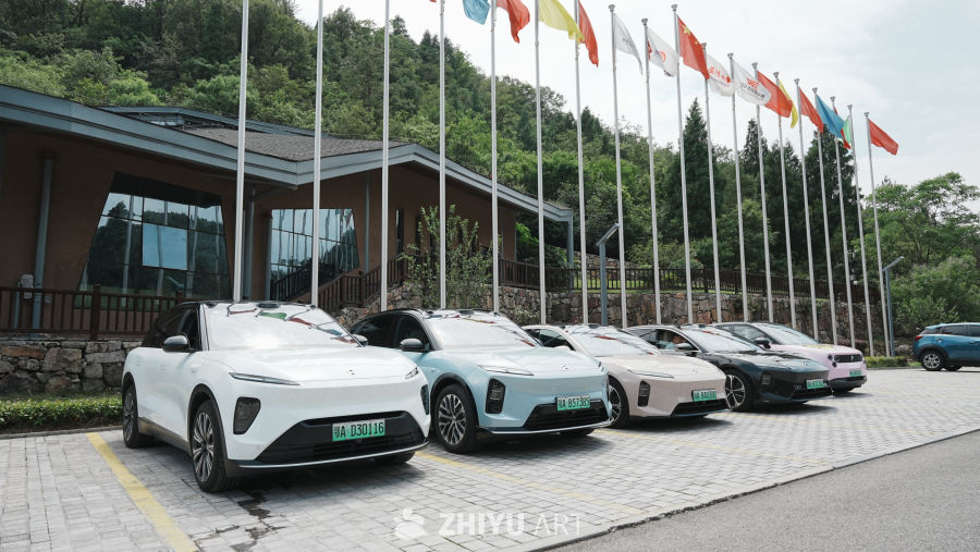 现代电动车展示会