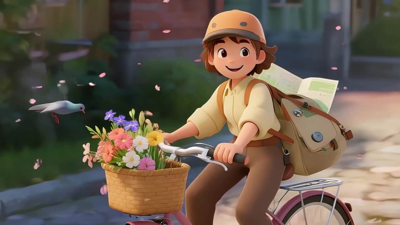 送花的小哥哥