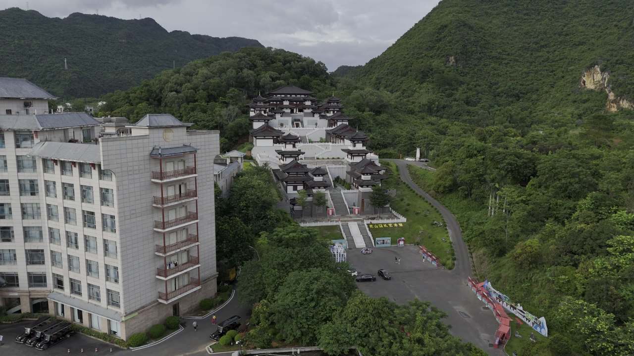 崇左·骆越文化宫航拍