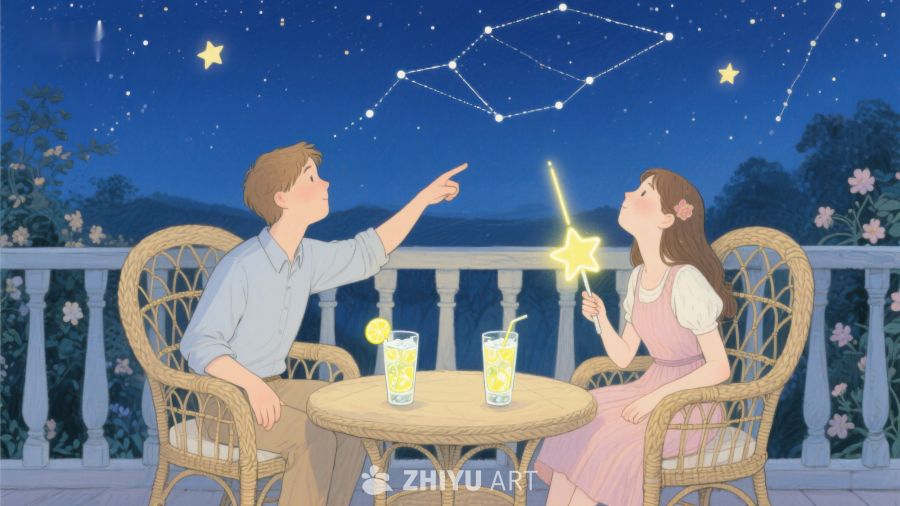 夜空下的浪漫对话 563