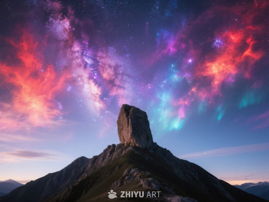 星空下的孤峰 166