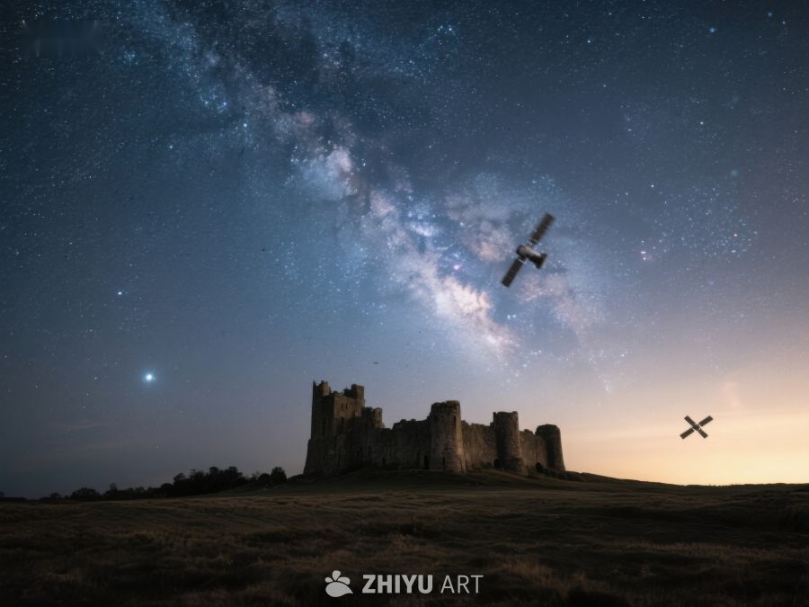 星空下的古堡与飞行器 171