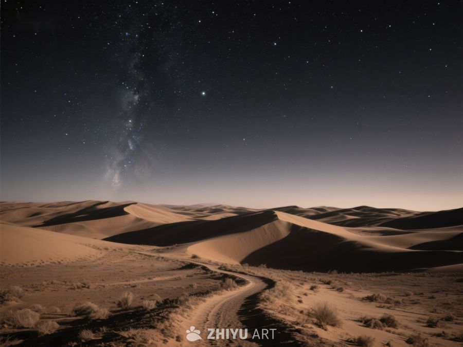 星空下的沙漠小径 203
