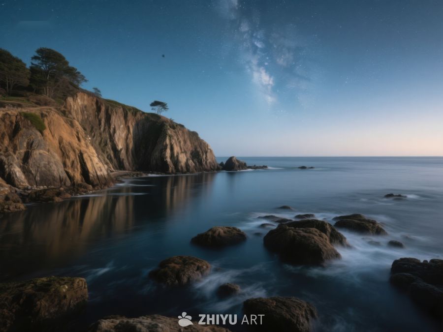 月夜海岸，星河璀璨 583