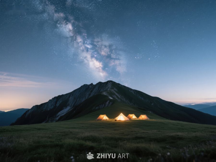 星空下的山野露营 219