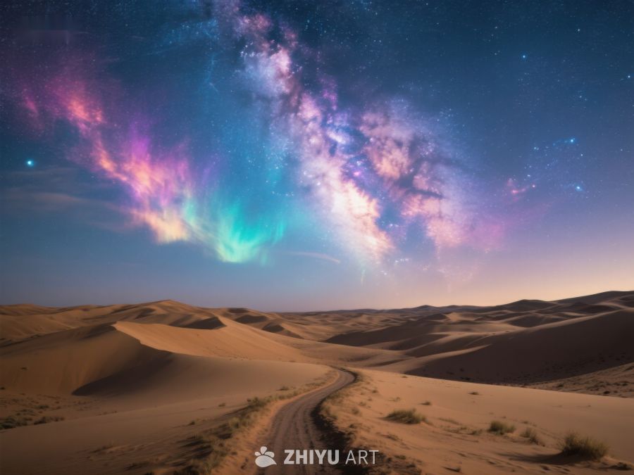 沙漠夜空下的银河奇景 115