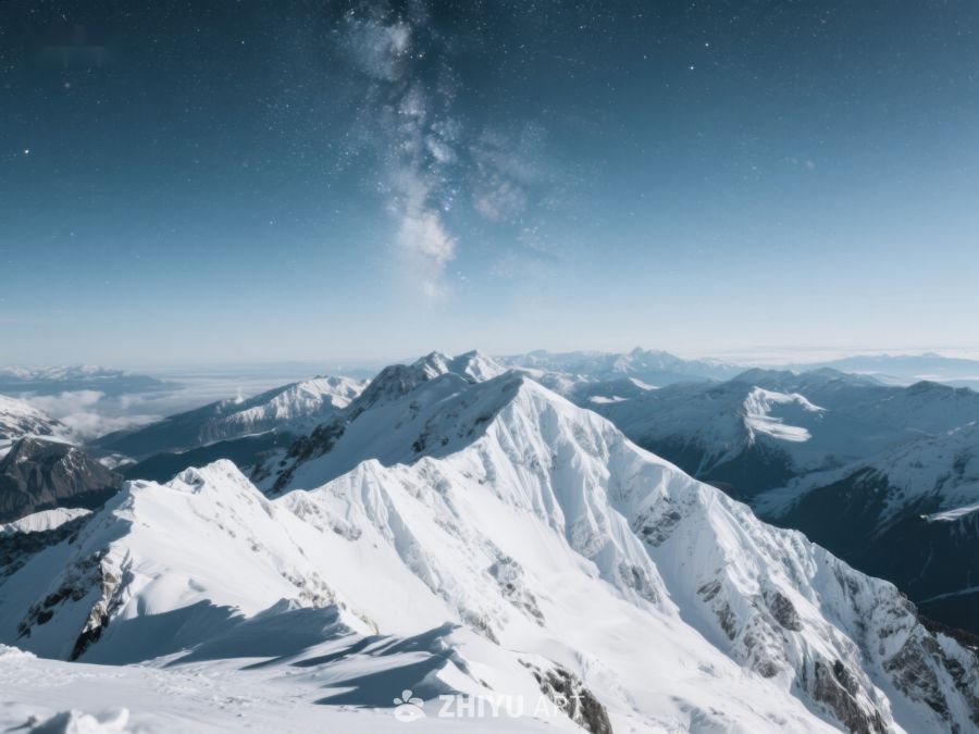 雪山之巅，星河璀璨 238