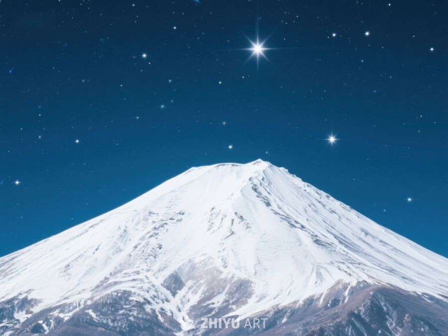 雪山夜景，星光璀璨 216