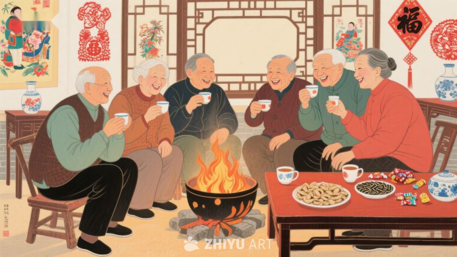 围炉夜话，共享温馨时光 881
