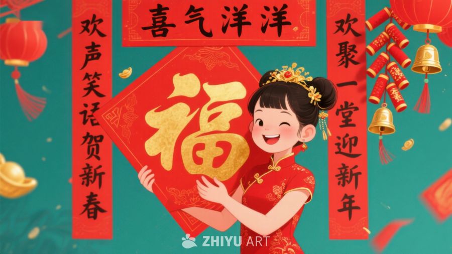 新春佳节，喜气洋洋迎新年 1038