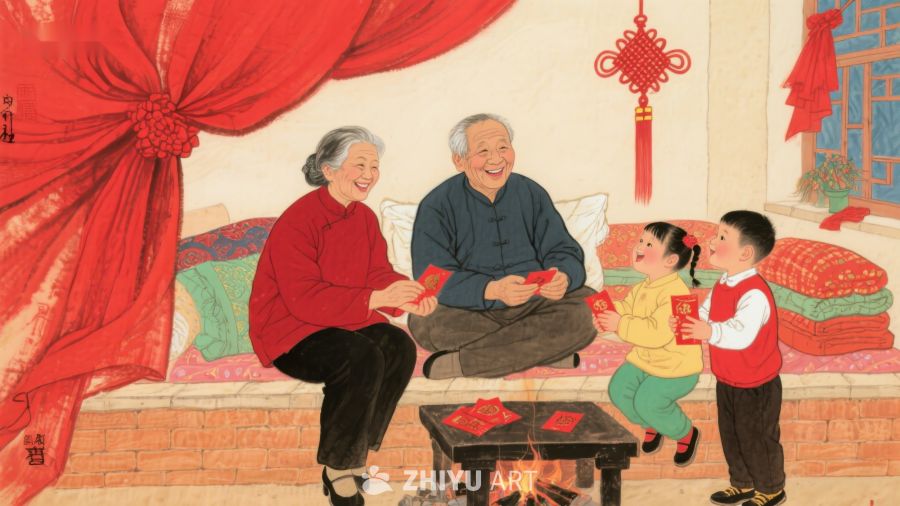 祖孙围炉欢庆新年 1299