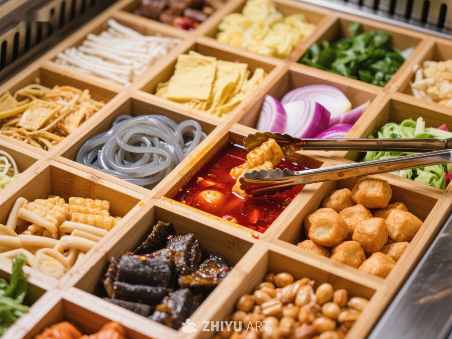 火锅食材拼盘，多样选择 191