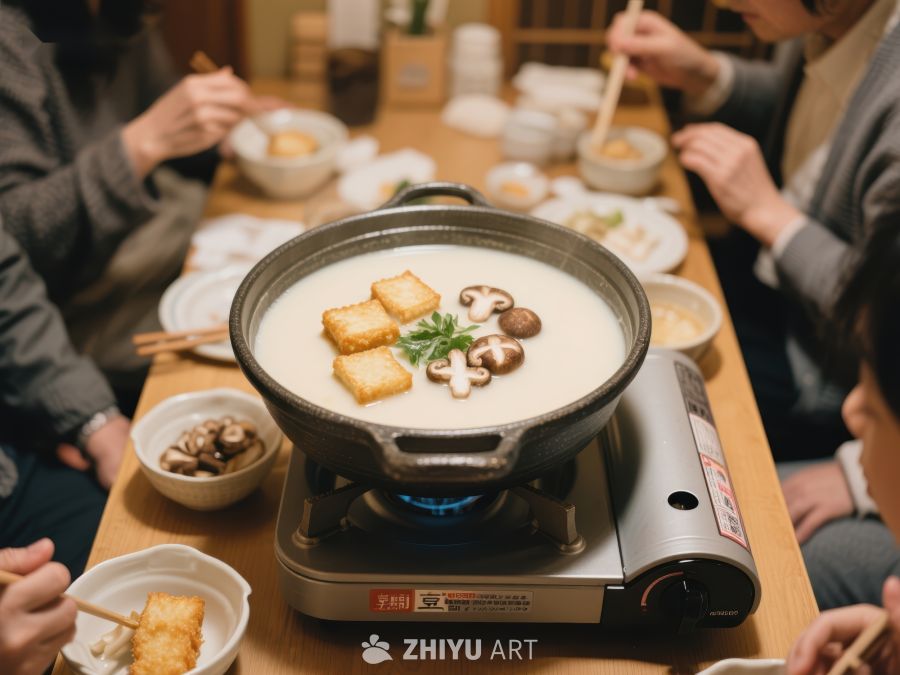 家庭围炉共享热气腾腾的火锅 240