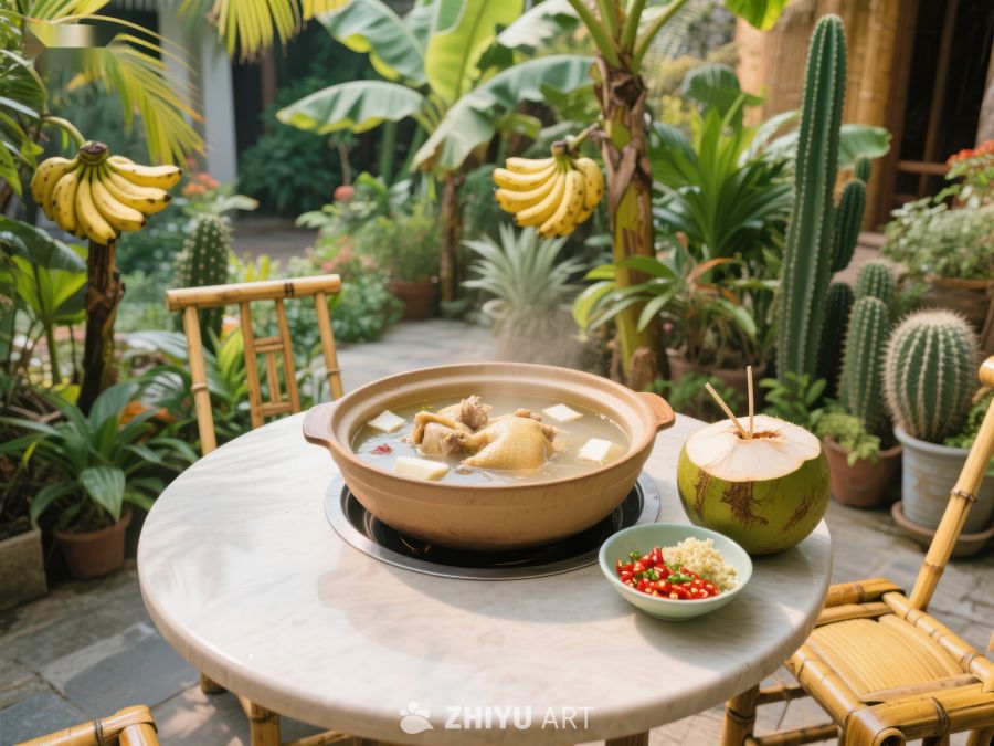 热带花园中的美食享受 467