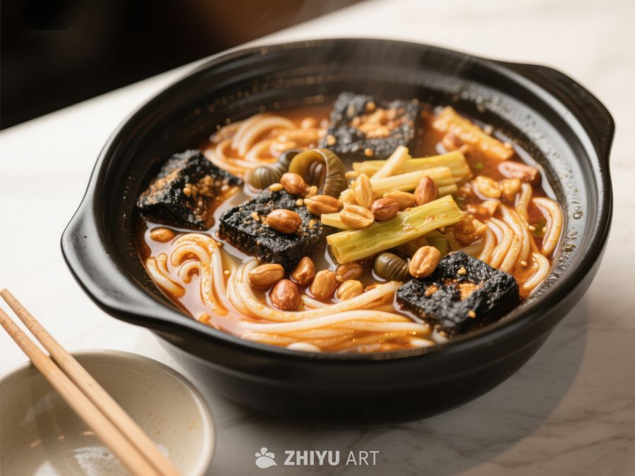 热腾腾的麻辣豆腐面 639