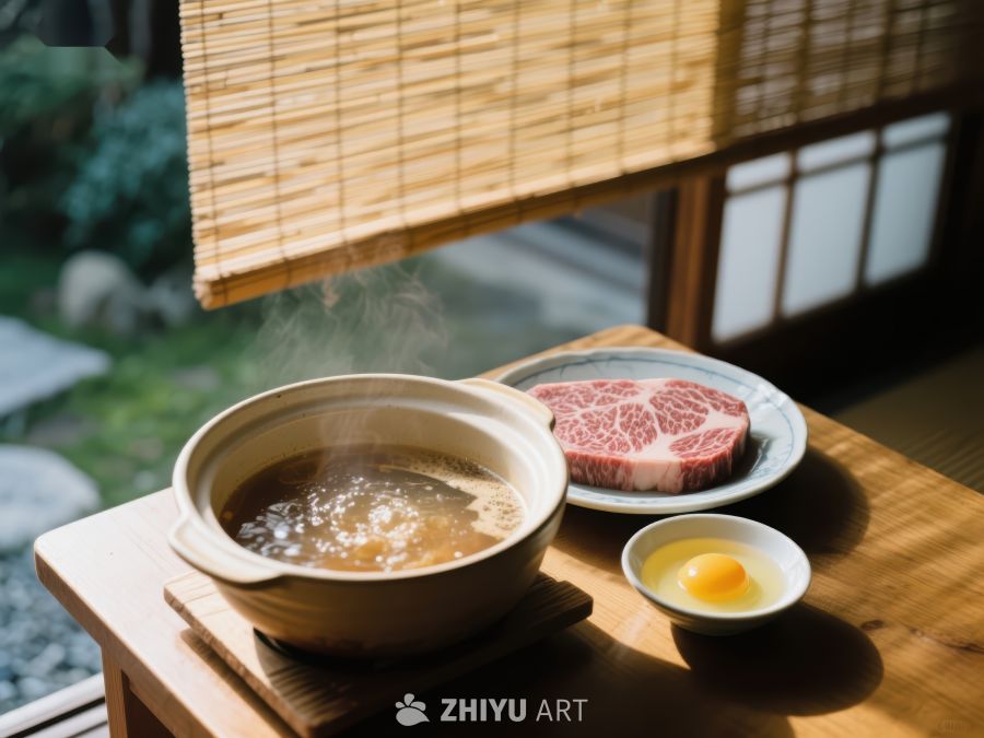 日式料理：热汤与生肉的静谧呈现 651