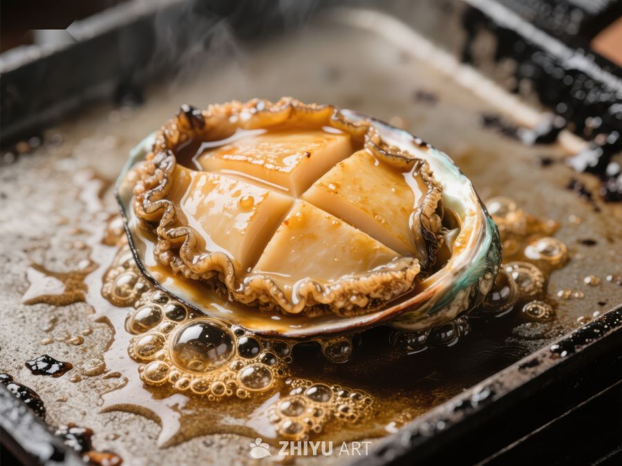 鲍鱼炖豆腐，热气腾腾的美味佳肴