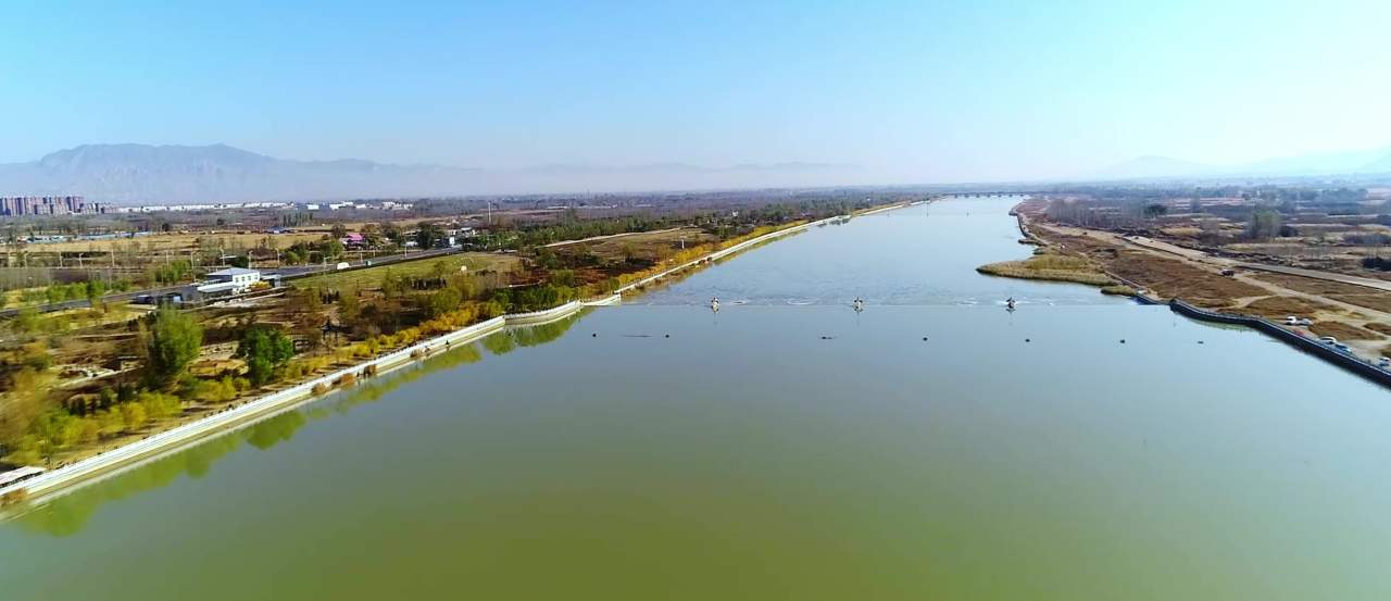秋日张家口桑干河美景