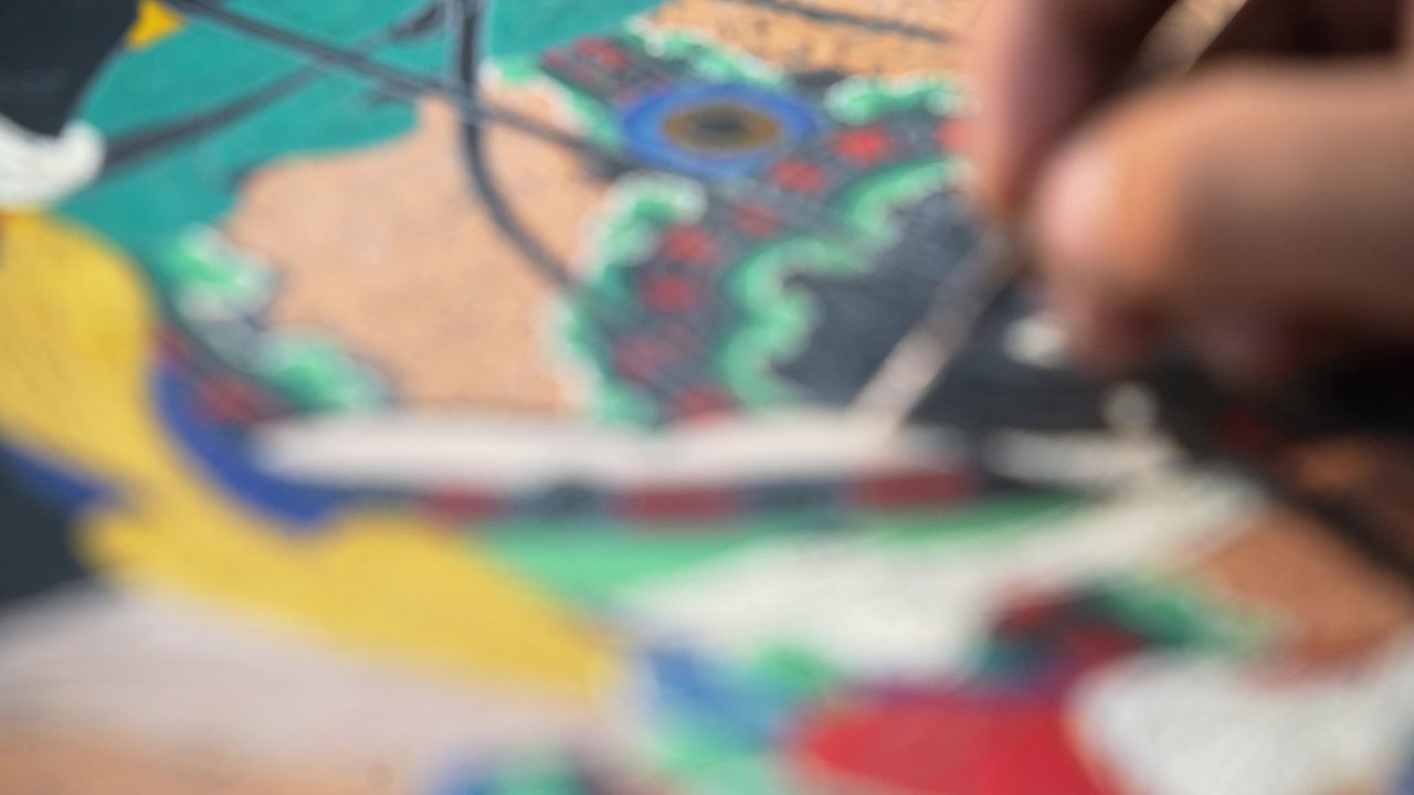 唐卡漆画