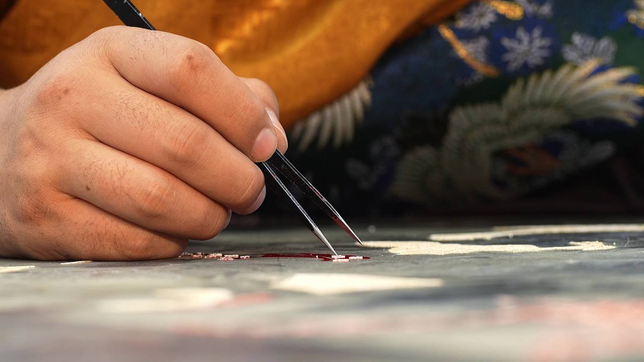 唐卡漆画