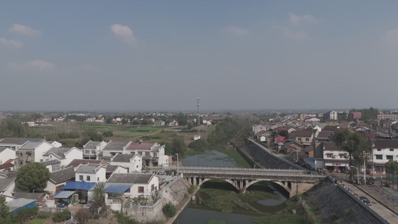 航拍乡村风光