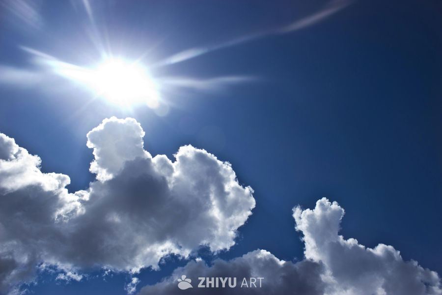 阳光白云