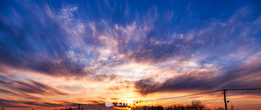 晚霞